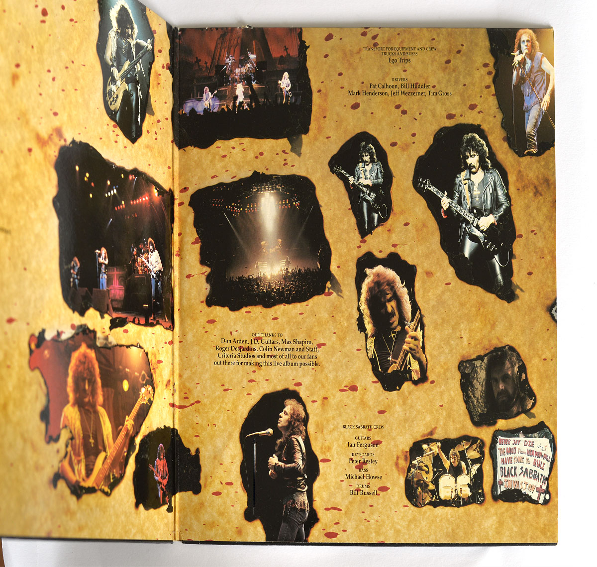 High Resolution Photo black sabbath live evil 2lp netherlands 